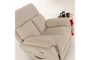Navren Elektrisk reclinerstol - Kremhvit - Møbler - Stoler & lenestoler - Lenestoler - Recliner & kinostol