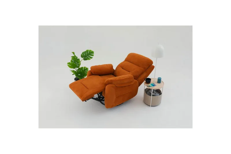 Navren Elektrisk reclinerstol - Rød - Møbler - Stoler & lenestoler - Lenestoler - Recliner & kinostol