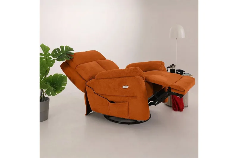 Navren Elektrisk reclinerstol - Rød - Møbler - Stoler & lenestoler - Lenestoler - Recliner & kinostol