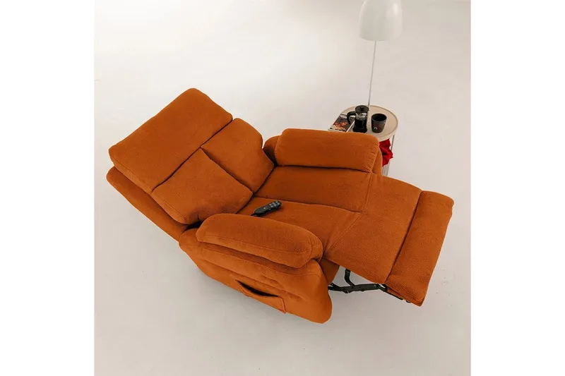 Navren Elektrisk reclinerstol - Rød - Møbler - Stoler & lenestoler - Lenestoler - Recliner & kinostol