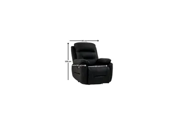 Navren Elektrisk reclinerstol - Svart - Møbler - Stoler & lenestoler - Lenestoler - Recliner & kinostol