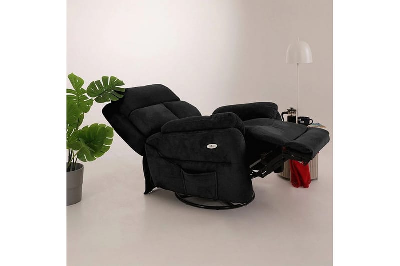 Navren Elektrisk reclinerstol - Svart - Møbler - Stoler & lenestoler - Lenestoler - Recliner & kinostol