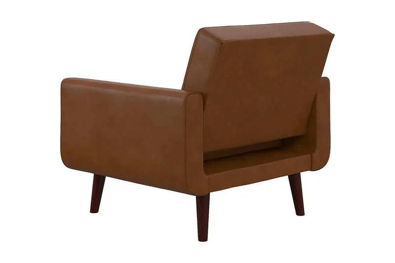 Nola Lenestol Kunstlær/Lysebrun - Dorel Home - Møbler - Stoler & lenestoler - Lenestoler