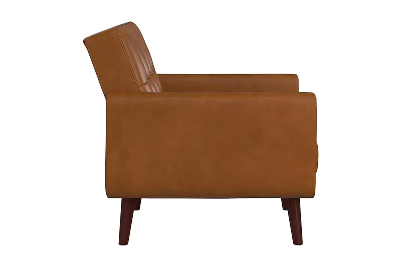 Nola Lenestol Kunstlær/Lysebrun - Dorel Home - Møbler - Stoler & lenestoler - Lenestoler