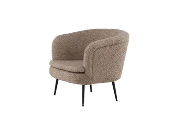 Nordkoster Loungelenestol - Svart/Beige - Møbler - Stoler & lenestoler - Lenestoler