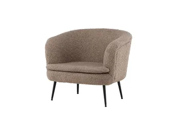 Nordkoster Loungelenestol - Svart/Beige - Møbler - Stoler & lenestoler - Lenestoler