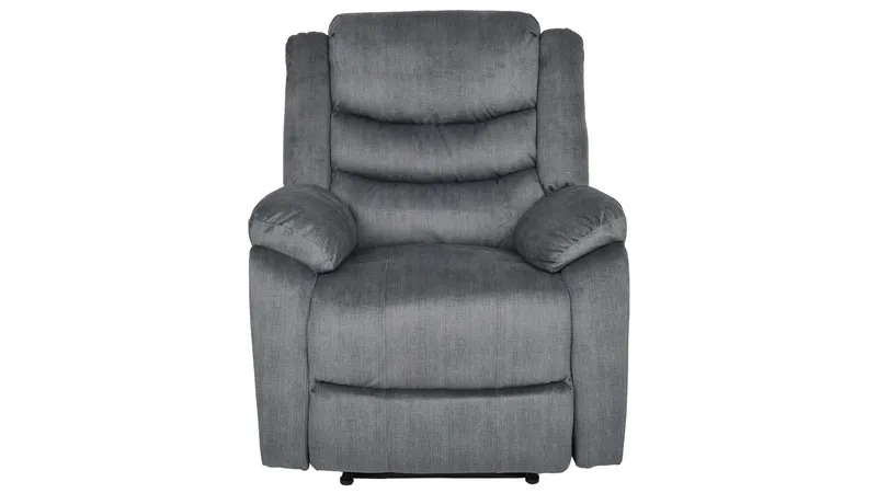 Olvani reclinerlenestol i stoff, elektrisk - Grå - Møbler - Stoler & lenestoler - Lenestoler - Recliner & kinostol