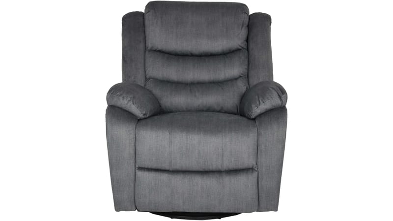 Olvani reclinerlenestol i stoff, manuell - Grå - Møbler - Stoler & lenestoler - Lenestoler - Recliner & kinostol