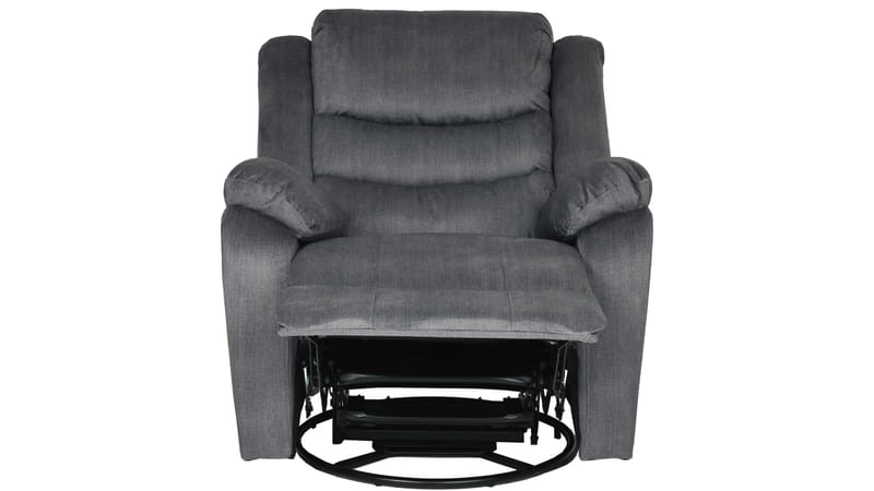 Olvani reclinerlenestol i stoff, manuell - Grå - Møbler - Stoler & lenestoler - Lenestoler - Recliner & kinostol