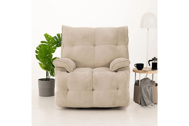 Osmara Elektrisk reclinerstol - Kremhvit - Møbler - Stoler & lenestoler - Lenestoler - Recliner & kinostol