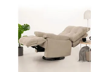 Osmara Elektrisk reclinerstol - Kremhvit - Møbler - Stoler & lenestoler - Lenestoler - Recliner & kinostol