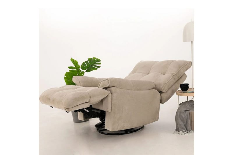 Osmara Elektrisk reclinerstol - Kremhvit - Møbler - Stoler & lenestoler - Lenestoler - Recliner & kinostol