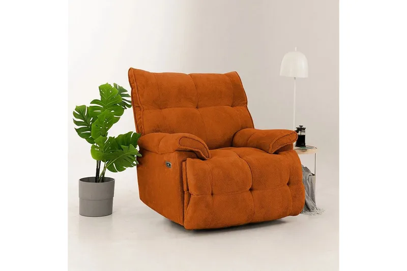 Osmara Elektrisk reclinerstol - Rød - Møbler - Stoler & lenestoler - Lenestoler - Recliner & kinostol