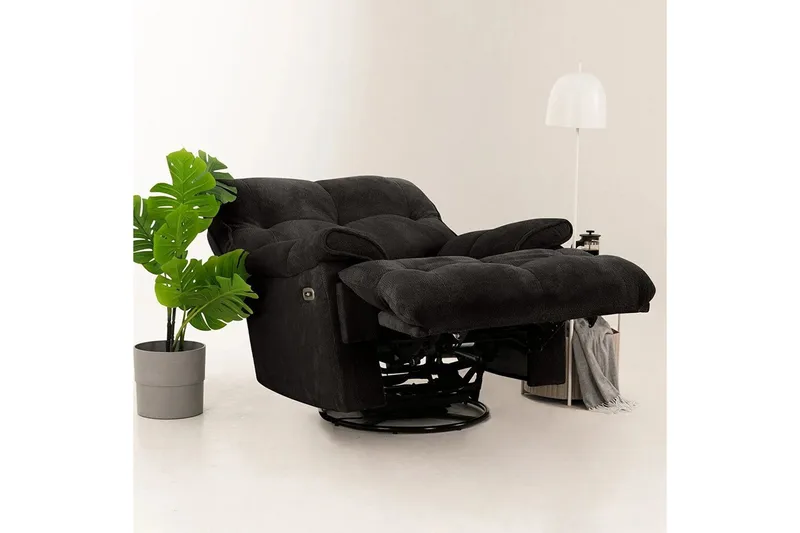 Osmara Elektrisk reclinerstol - Svart - Møbler - Stoler & lenestoler - Lenestoler - Recliner & kinostol