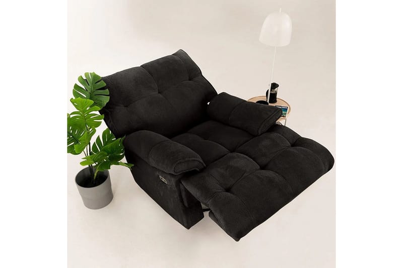 Osmara Elektrisk reclinerstol - Svart - Møbler - Stoler & lenestoler - Lenestoler - Liggestol