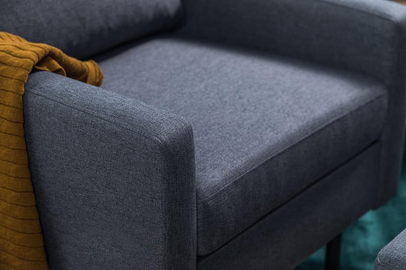 Peppe Lenestol - Mørkegrå - Møbler - Stoler & lenestoler - Lenestoler