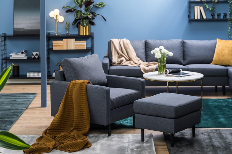 Peppe Lenestol - Mørkegrå - Møbler - Stoler & lenestoler - Lenestoler