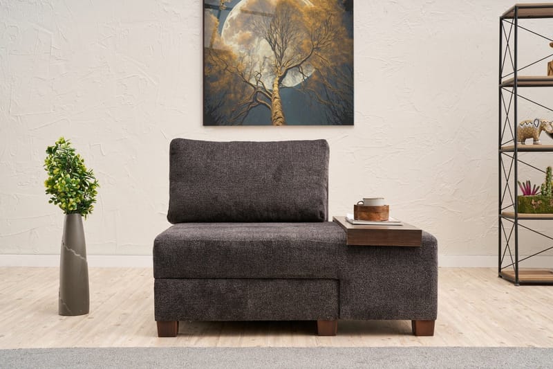 Perenna Sovesofa Lenestol - Antrasitt - Møbler - Stoler & lenestoler - Lenestoler - Sovestol