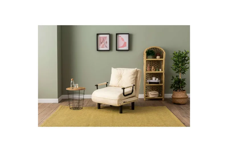 Quorin Sovelenestol - Krem - Møbler - Sofaer - Sovesofaer