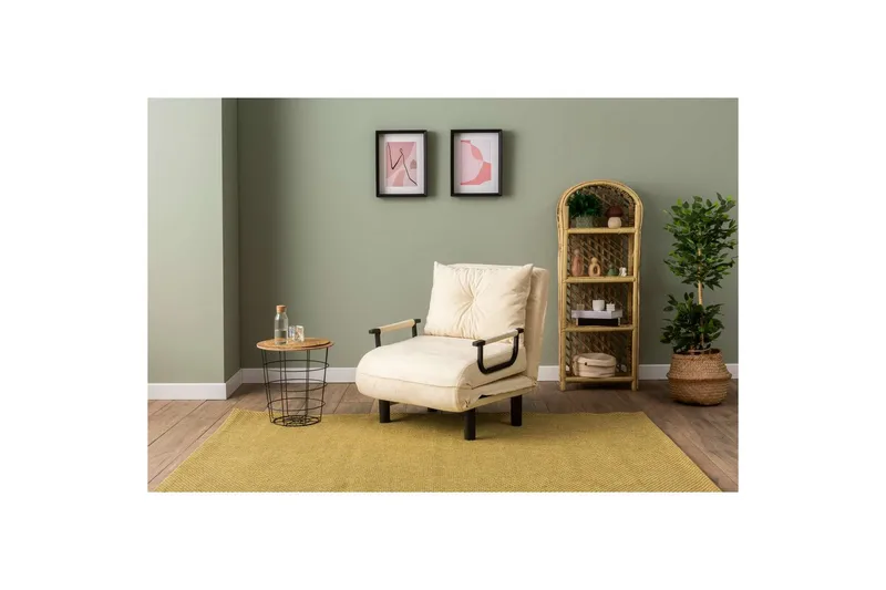 Quorin Sovelenestol - Krem - Møbler - Sofaer - Sovesofaer