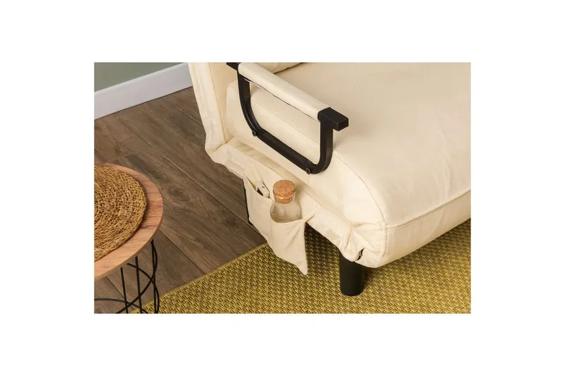 Quorin Sovelenestol - Krem - Møbler - Sofaer - Sovesofaer