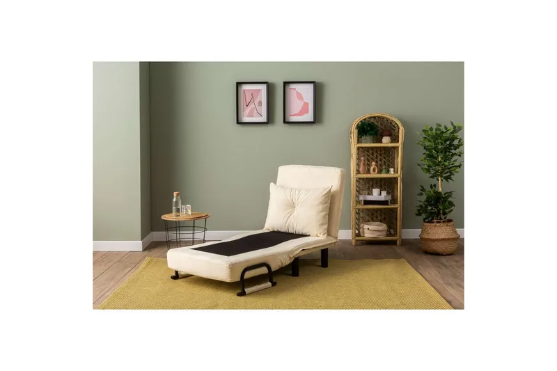 Quorin Sovelenestol - Krem - Møbler - Sofaer - Sovesofaer