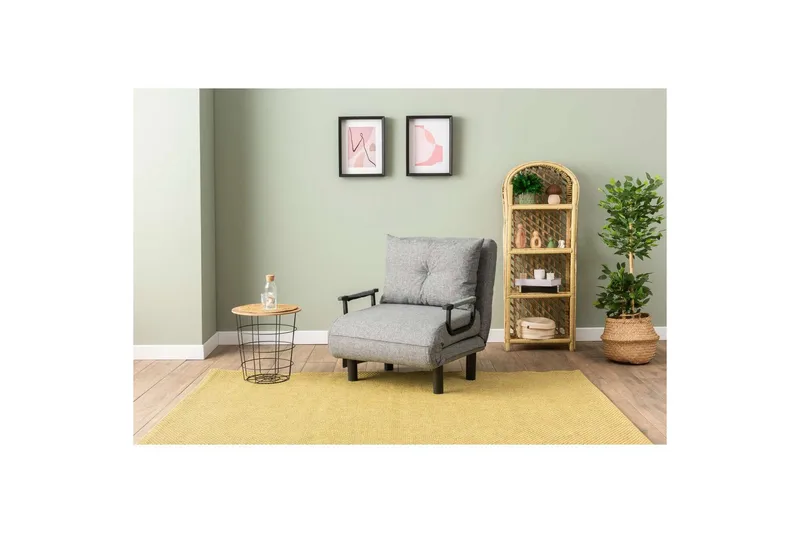 Quorin Sovelenestol - Lysegrå - Møbler - Sofaer - Sovesofaer