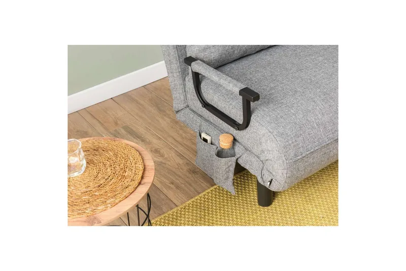 Quorin Sovelenestol - Lysegrå - Møbler - Sofaer - Sovesofaer