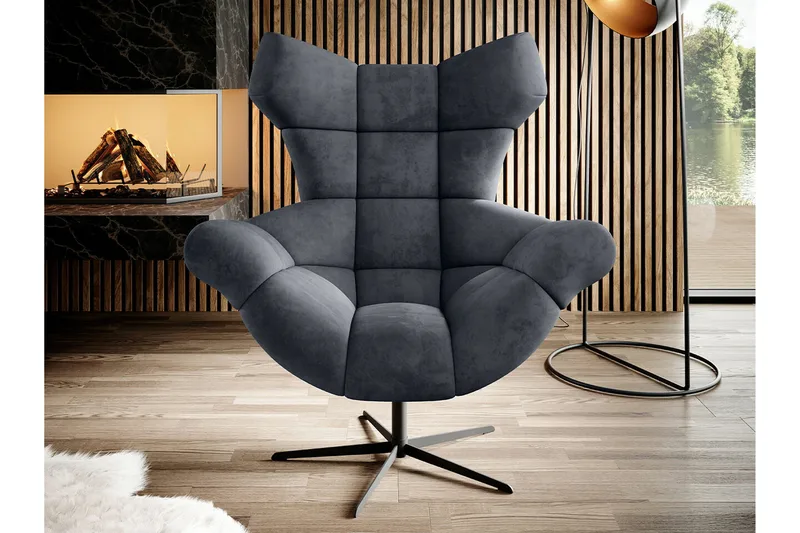 Rathkeale Fåtölj Dark grey - Møbler - Stoler & lenestoler - Lenestoler