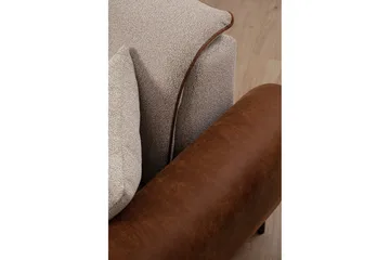 Rebelo Lenestol - Beige - Møbler - Stoler & lenestoler - Lenestoler - Lenestol skinn