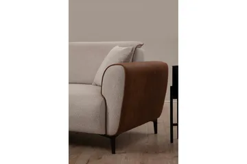 Rebelo Lenestol - Beige - Møbler - Stoler & lenestoler - Lenestoler - Lenestol skinn