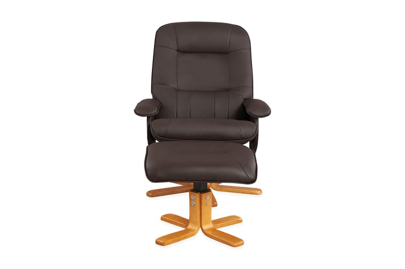 Arpino Lenstol Recliner Kunstlær - Brun - Møbler - Stoler & lenestoler - Lenestoler - Recliner & kinostol