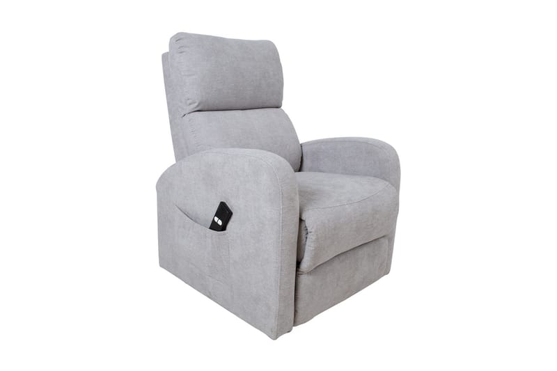 Barny Recliner Lenestol Lysegrå - Møbler - Stoler & lenestoler - Lenestoler - Recliner & kinostol