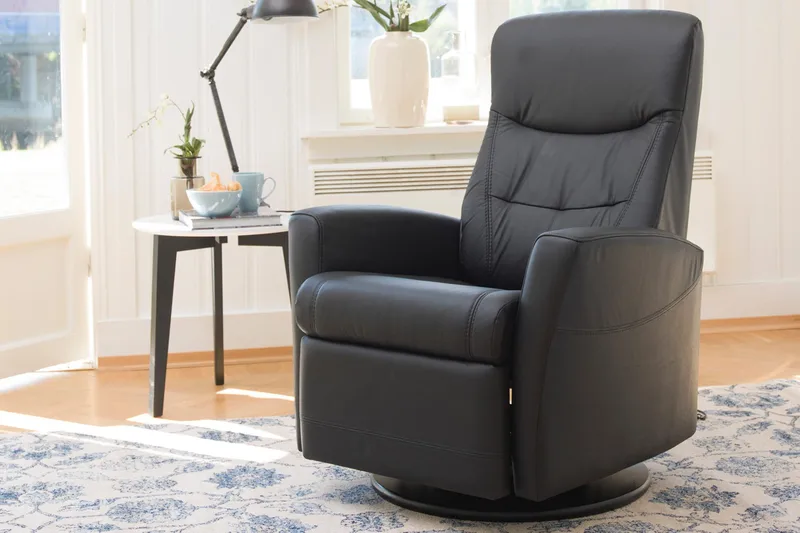 Braaten King Reclinerlenestol - Svart - Møbler - Stoler & lenestoler - Lenestoler - Recliner & kinostol