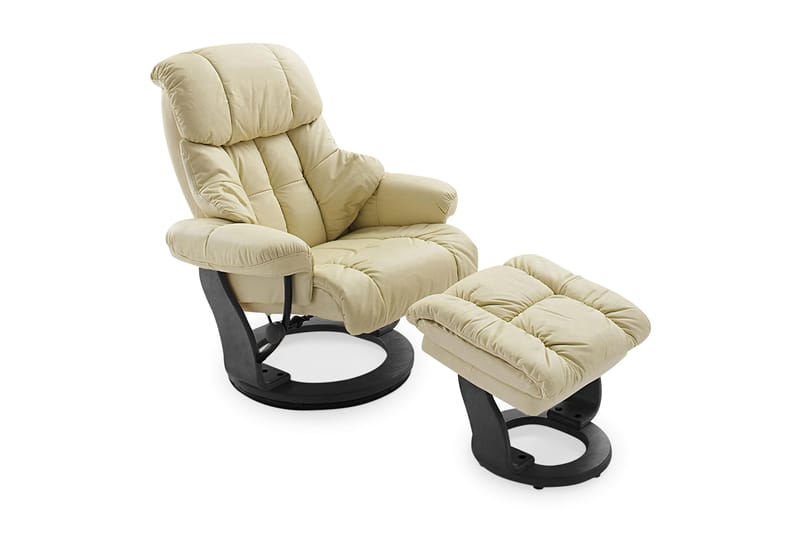 Calgary Reclinerlenestol - Beige - Recliner & kinostol - Lenestol skinn