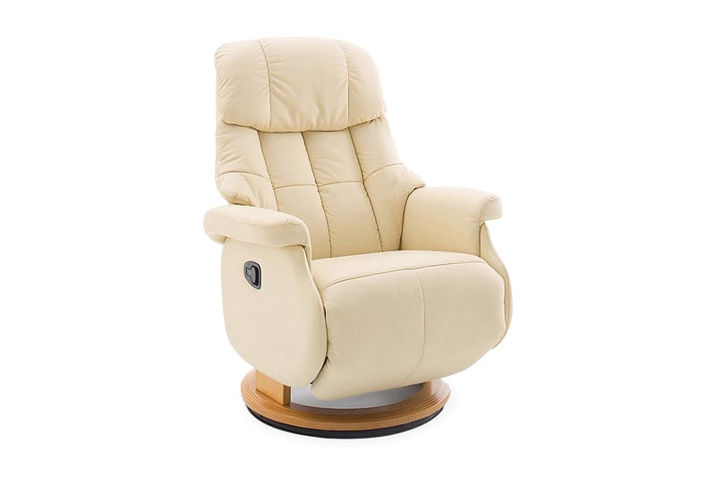 Calgary Reclinerlenestol - Beige - Recliner & kinostol - Lenestol skinn