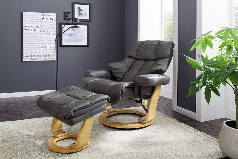 Calgary Reclinerlenestol - Grå - Møbler - Stoler & lenestoler - Lenestoler - Recliner & kinostol