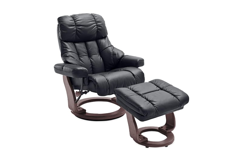 Calgary Reclinerlenestol - Svart - Recliner & kinostol - Lenestol skinn