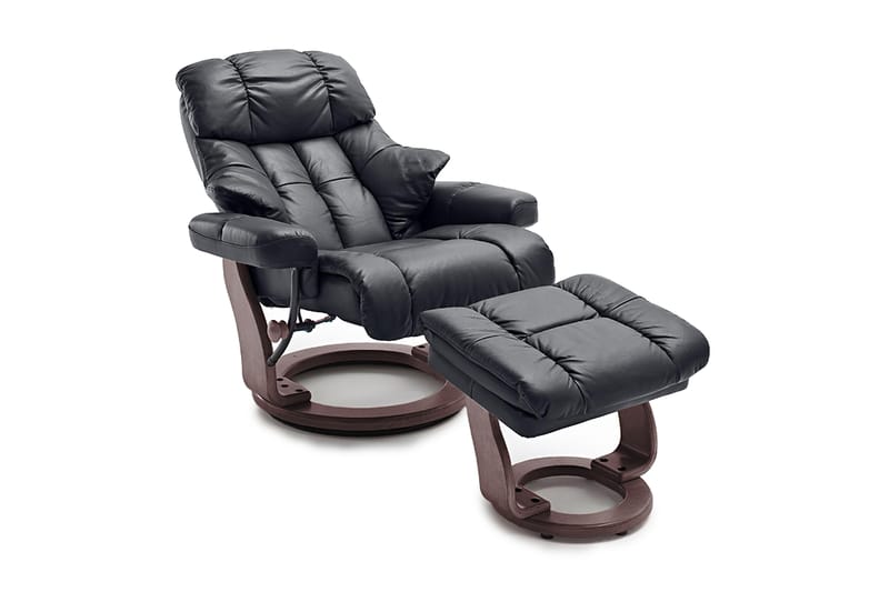 Calgary Reclinerlenestol - Svart - Recliner & kinostol - Lenestol skinn