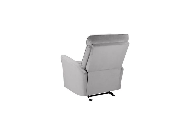 Recliner Chesley Grå, Fløyel/Metall/Tre - Grå, Fløyel/Metall/Tre - Møbler - Stoler & lenestoler - Lenestoler - Liggestol