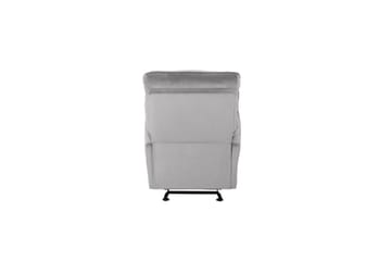 Recliner Chesley Grå, Fløyel/Metall/Tre - Grå, Fløyel/Metall/Tre - Møbler - Stoler & lenestoler - Lenestoler - Recliner & kinostol