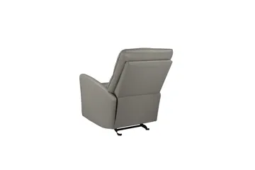 Recliner Chesley Grå, PU/metall/tre - Grå, PU/metall/tre - Møbler - Stoler & lenestoler - Lenestoler - Lenestol skinn