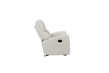Recliner Chesley Krem, PU/metall/tre - Krem, PU/metall/tre - Møbler - Stoler & lenestoler - Lenestoler - Lenestol skinn
