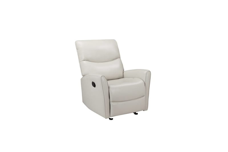 Recliner Chesley Krem, PU/metall/tre, Krem, PU/metall/tre