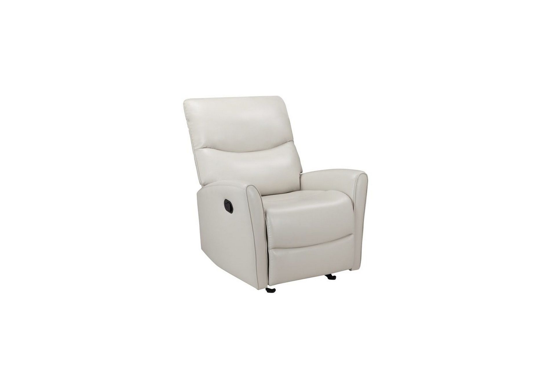 Recliner Chesley Krem, PU/metall/tre - Krem, PU/metall/tre