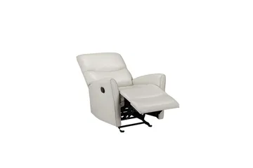 Recliner Chesley Krem, PU/metall/tre - Krem, PU/metall/tre - Møbler - Stoler & lenestoler - Lenestoler - Lenestol skinn
