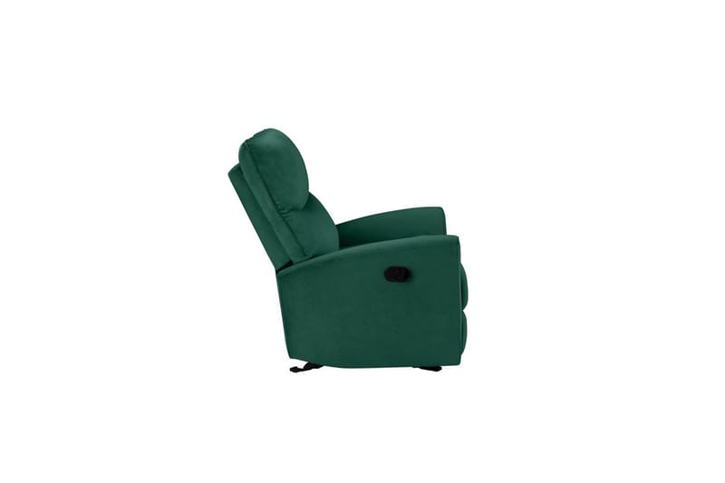 Recliner Chesley Mørk grønn, Fløyel/Metall/Tre - Mørk grønn, Fløyel/Metall/Tre - Møbler - Stoler & lenestoler - Lenestoler - Recliner & kinostol