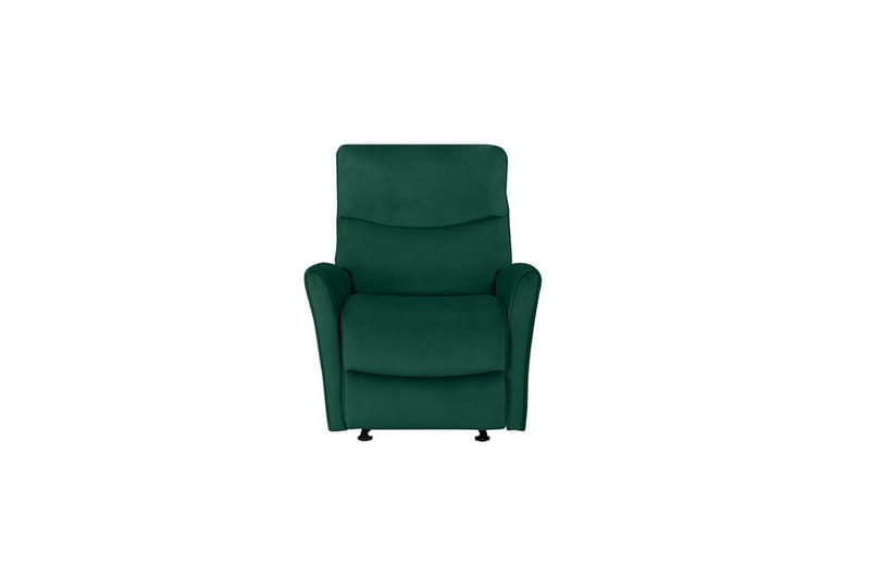 Recliner Chesley Mørk grønn, Fløyel/Metall/Tre - Mørk grønn, Fløyel/Metall/Tre - Møbler - Stoler & lenestoler - Lenestoler - Recliner & kinostol
