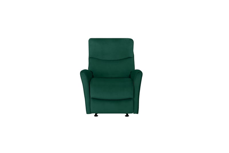 Recliner Chesley Mørk grønn, Fløyel/Metall/Tre - Mørk grønn, Fløyel/Metall/Tre - Møbler - Stoler & lenestoler - Lenestoler - Liggestol