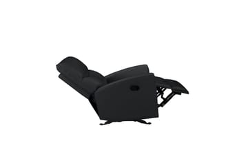 Recliner Chesley Svart, PU/metall/tre - Svart, PU/metall/tre - Møbler - Stoler & lenestoler - Lenestoler - Lenestol skinn